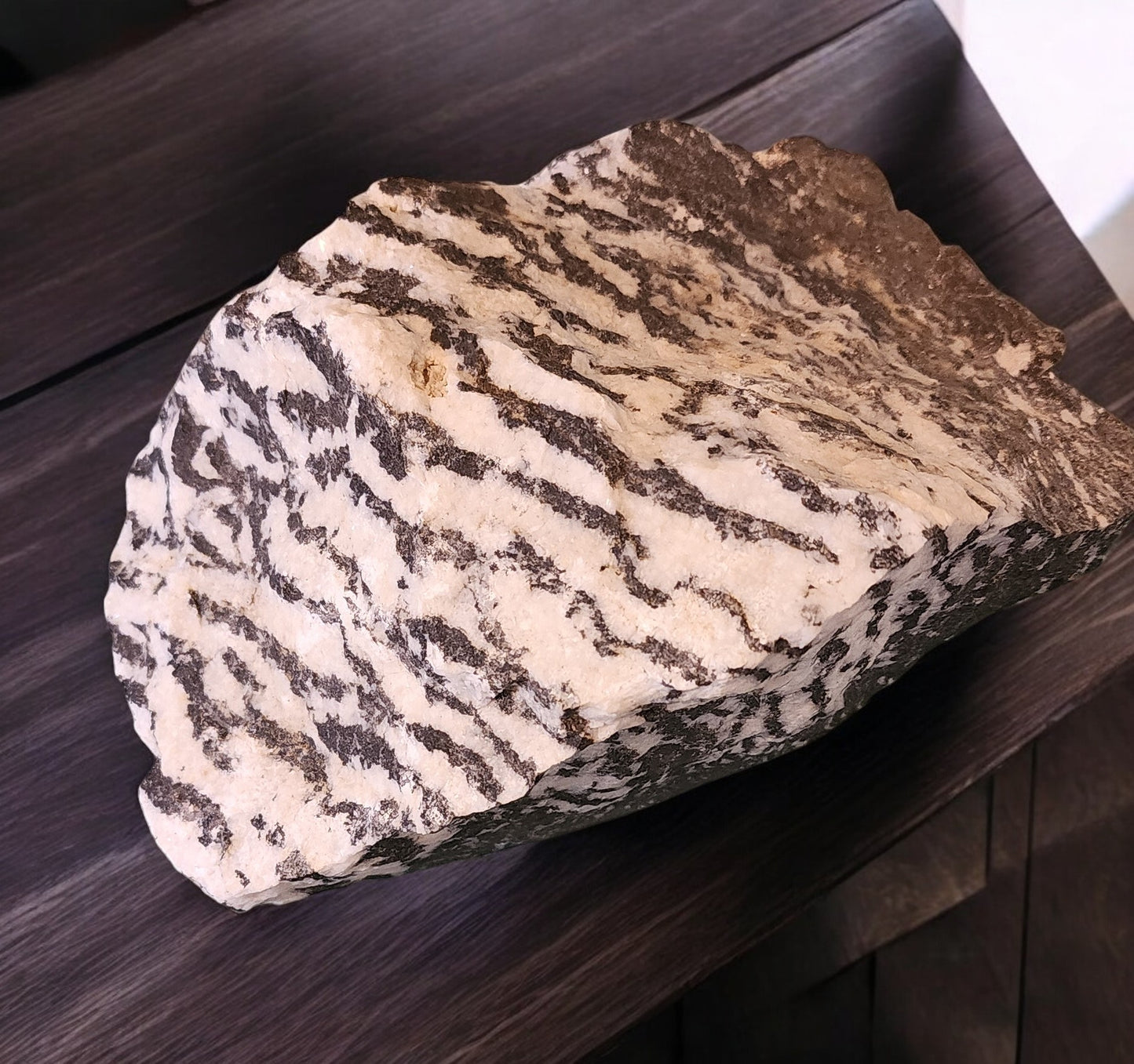 6.5 LB Raw Zebra Jasper