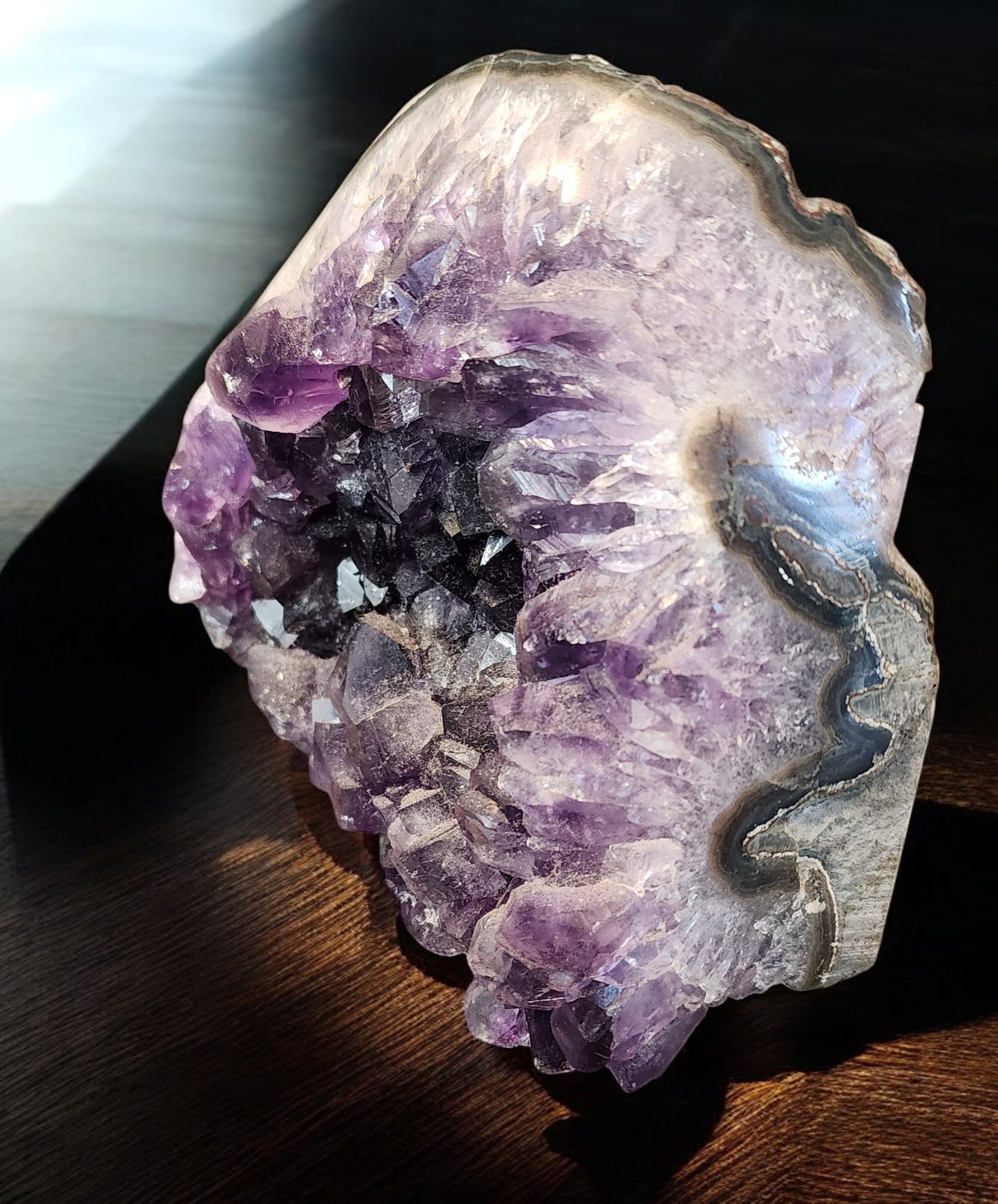 2 lb Natural Amethyst Geode