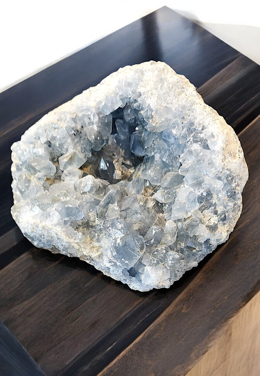 7 lb Natural Blue Celestite Geode