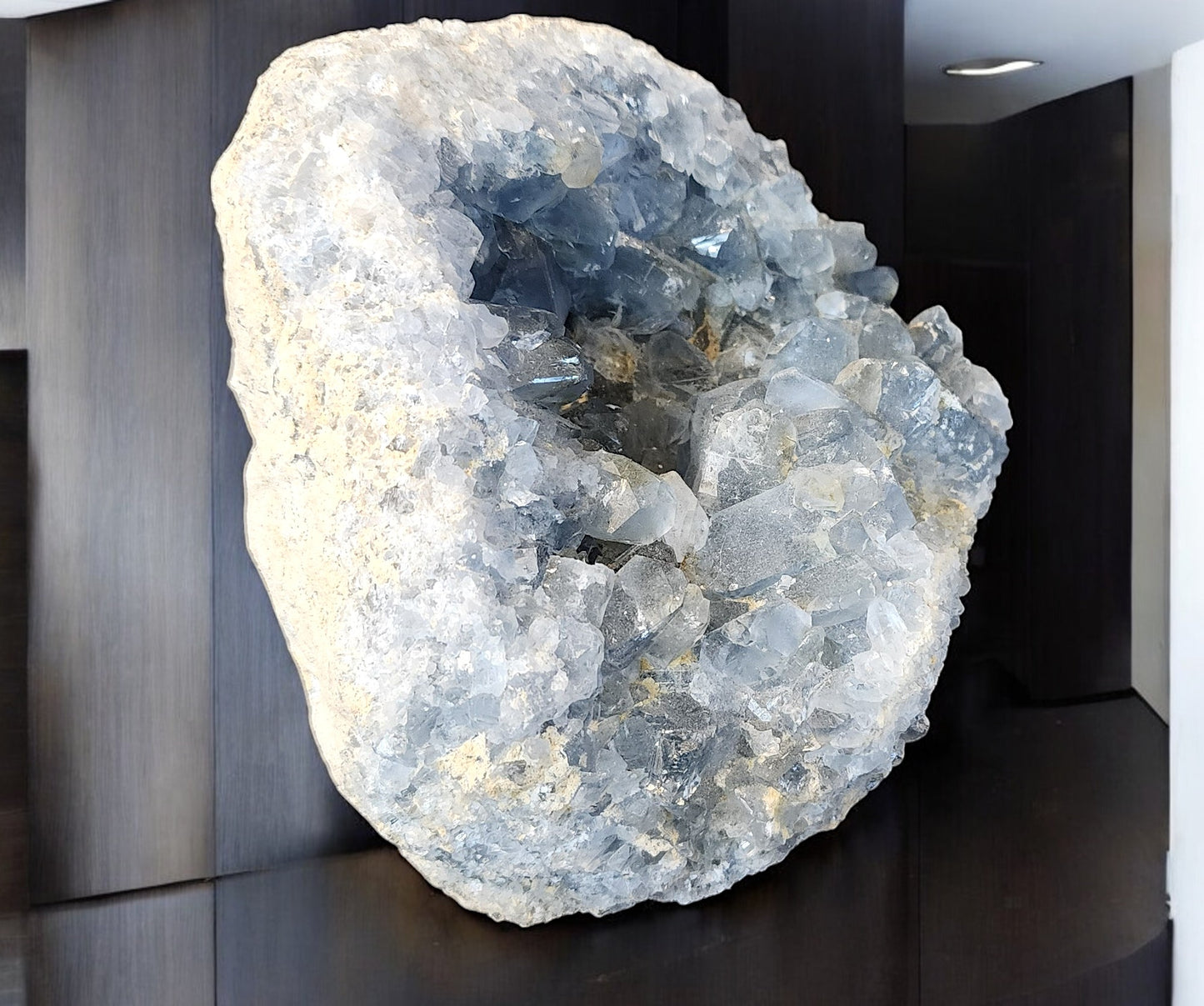 7 lb Natural Blue Celestite Geode