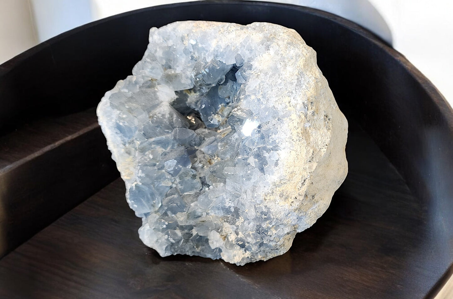 7 lb Natural Blue Celestite Geode